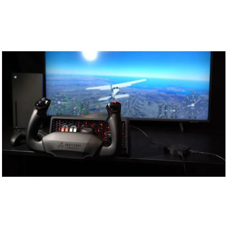 Honeycomb Alpha Flight Controls XPC Yoke and Switch Panel for Xbox and PC