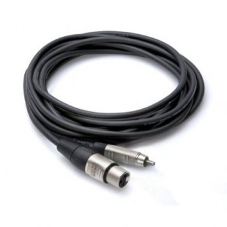 Hosa Technology Pro Unbalanced Interconnect, REAN XLR3F to RCA, 3 ft