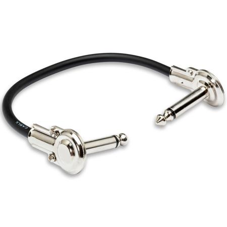 Hosa 3' 1/4" Right Angle Male to 1/4" Right Angle Male Guitar Patch Cable