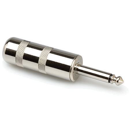 Hosa Technology 1/4" Mono Phone Plug (Jumbo Cable Hole, Large Shell) - Male