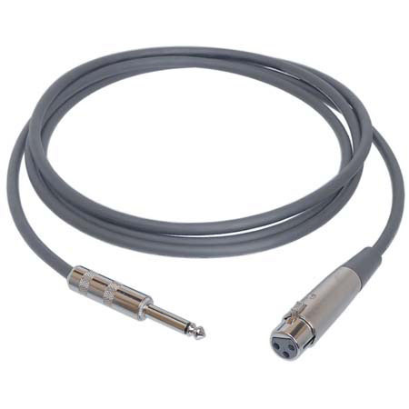 Hosa 25' XLR Female to 1/4" Male Phone, 23 AWG Hi-Z Microphone Cable #MCH125
