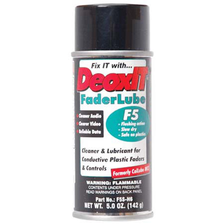 Hosa Caig Deoxit Fader Lubricant, Aerosol Spray 5oz