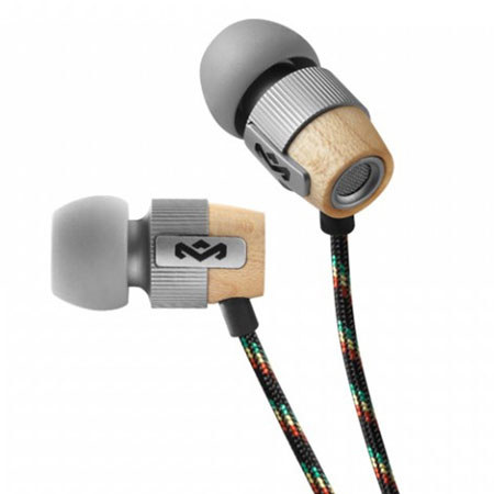 House of Marley Redemption Song In-Ear Headphone with 3-Button Mic, Misty/Smoke