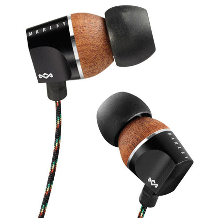 House of Marley Zion In-Ear Earphones with Apple 3-Button Remote/Mic, Midnight