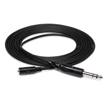 Hosa Technology Hosa Stereo Mini Female to Stereo 1/4" Male Headphone Extension Cable, 25'