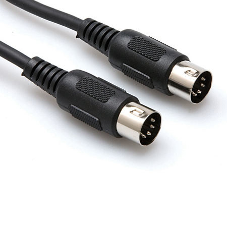 Hosa 10' MIDI to MIDI (STD) Cable, Black