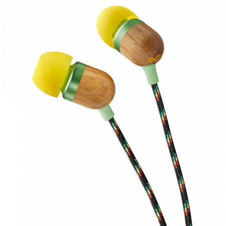 House of Marley Smile Jamaica In-Ear Headphone with 1-Button Mic, Curry