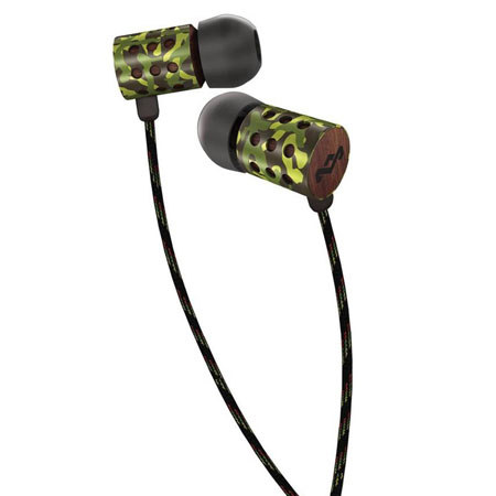 House of Marley Midnight Ravers In-Ear Headphone with 3-Button Mic, Revolution