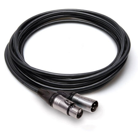 Hosa 1.5' Camcorder Microphone Cable, Neutrik XLR3F to XLR3M