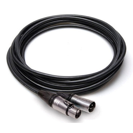 Hosa Technology Camcorder Microphone Cable, Neutrik XLR3F to XLR3M, 15'