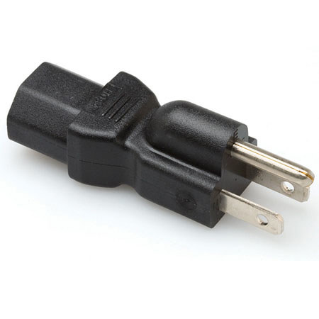 Hosa Technology Hosa Power Adaptor, IEC C13 to NEMA 5-15P