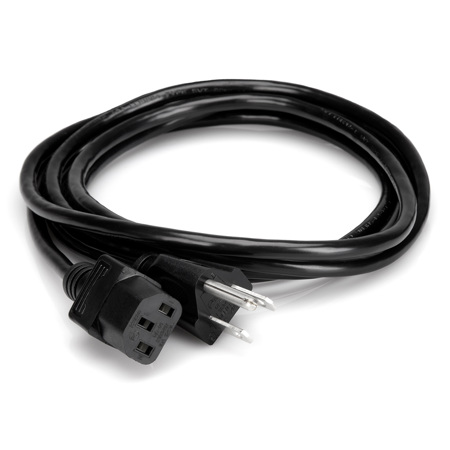 Hosa Technology 18 Gauge Electrical Extension Cable with IEC Female Connector, 8'