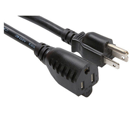 Hosa Technology 8' NEMA 5-15R to NEMA 5-15P Power Extension Cord