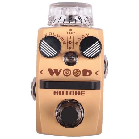 Hotone Wood Acoustic Simulator Guitar Effects Pedal