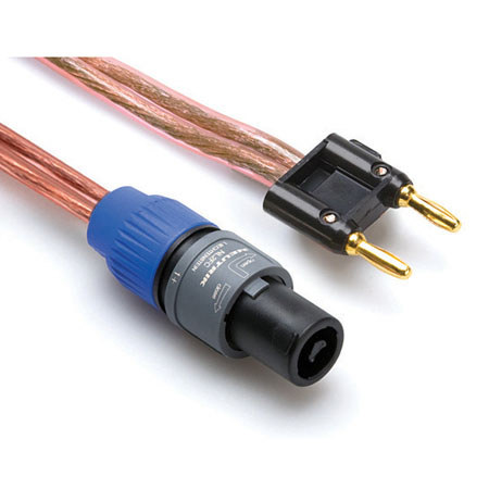 Hosa Technology Hosa 15' Neutrik SpeakON to Dual Banana Speaker Cable