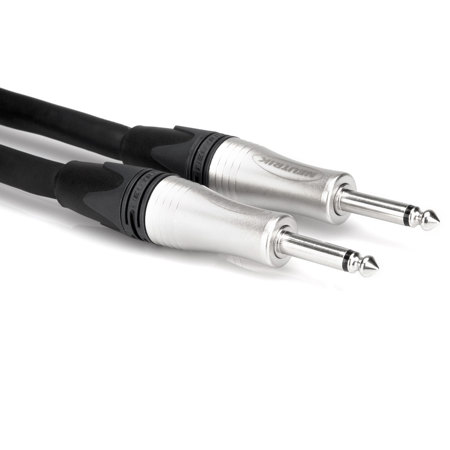 Hosa 15' 1/4" Phone to 1/4" Phone Speaker Cable, 12 AWG, w/2 Conductors