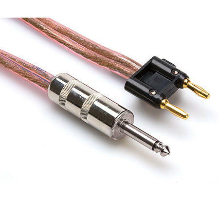 Hosa Technology Hosa SKM-200 Series 1/4" TS to Dual Banana Speaker Cable, 100'