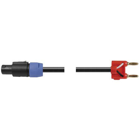 Hosa 3ft Neutrik Speakon to Banana Speaker Cable 14 AWG