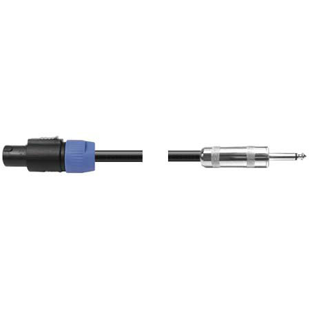 15' Neutrik Speakon to 1/4" Phone Male Speaker Cable, 14 AWG, with 2 Conductors