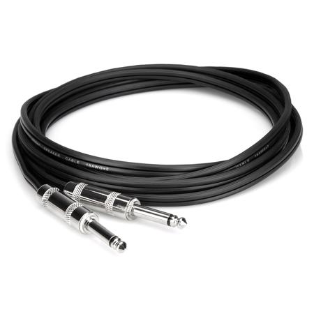 Hosa Technology SKZ-600 Series 1/4" TS Male to 1/4" TS Male Speaker Cable, 10'
