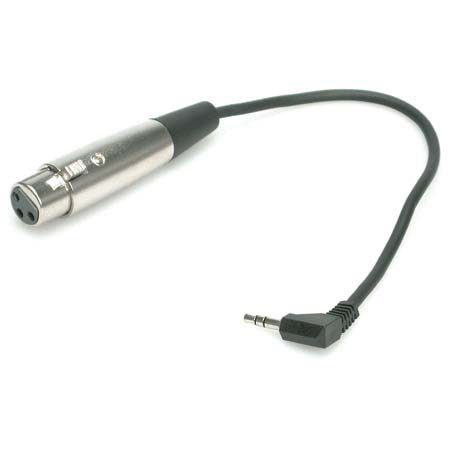 Hosa XVM-101 1Ft, 3.5mm, 1/8in Male - 3 Pin XLR Female