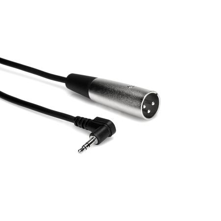 Hosa Technology Hosa 2x XVM102M 2ft Right Angle Stereo 3.5mm, 3 Pin XLR