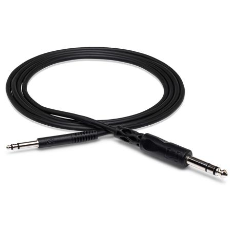 Hosa Technology Hosa 1/4" Stereo TRS Male Phone to TT Male Bantam Cable, 5'