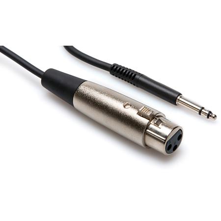 Hosa Technology Balanced Male TT/Bantam to Female 3-Pin XLR Cable, 3'/0.9m