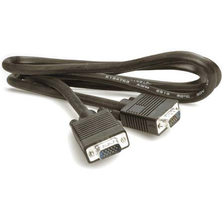 Hosa 25Ft Premium VGA Cable, Male to Male, 15 Pin VGA