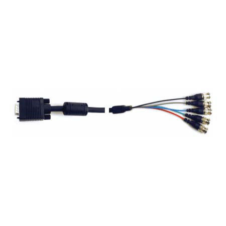 Hosa RGB510FR 10ft Ferrite Core VGA Breakout Cable