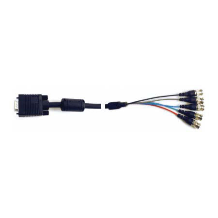 Hosa 6ft Interference Reducing Ferrite Core VGA Breakout Cable