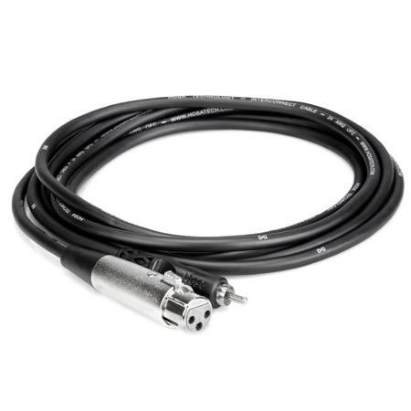 Hosa Technology 3' 3-Pin XLR Female to RCA Male Audio Interconnect Cable