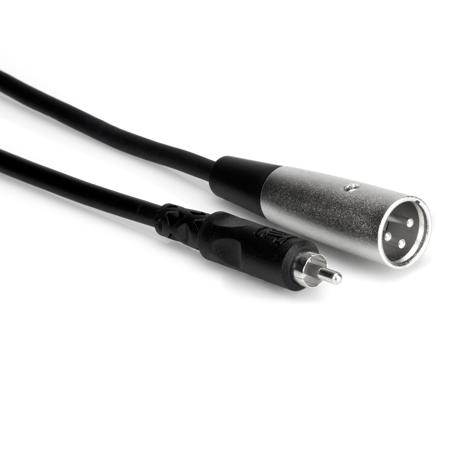 Hosa Technology 15' 3-Pin XLR Male to RCA Male Audio Interconnect Cable