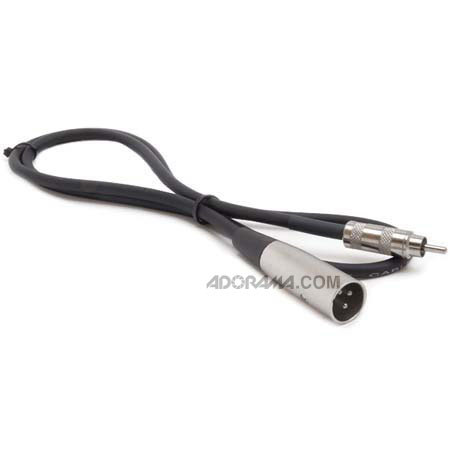 Hosa XRM303 3ft 3 Pin XLR Straight Male -RCA Male Cable