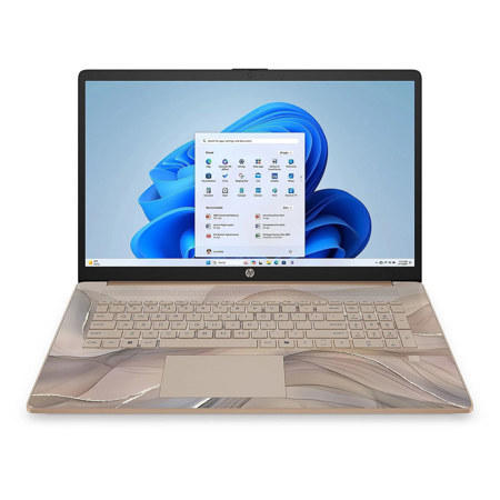 HP 17-cn3204ds 17.3" HD+ Touchscreen Laptop, Intel N200 1.0GHz, 8GB RAM, 256GB SSD, Windows 11 Home, Chai Latte - Refurbished