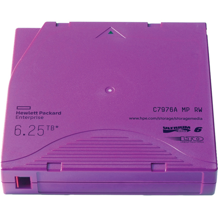 HPE LTO Ultrium-6 2.5TB RW Data Cartridge with Case, Purple