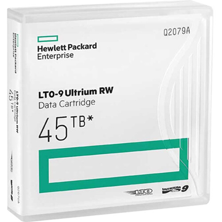 HPE LTO Ultrium-9 18TB RW Data Cartridge with Case, Light Blue