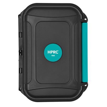 HPRC 1400E Resin Hard Case without Foam, Black with Blue Handle