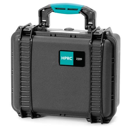 HPRC 2300E Resin Hard Case without Foam, Black with Blue Handle