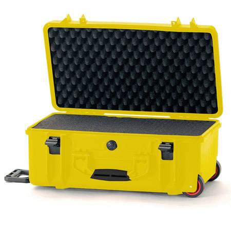 HPRC 2550 Wheeled Hard Case with Cubed Foam Interior, Yellow