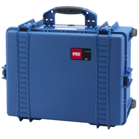 HPRC 2600 Wheeled Hard Case with Cubed Foam Interior, Blue
