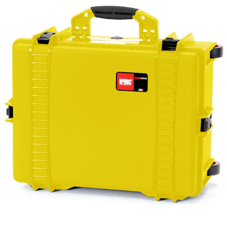 HPRC 2600 Wheeled Hard Case with Cubed Foam Interior, Yellow
