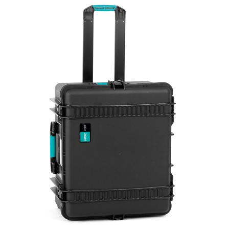 HPRC 2730WE Wheeled Resin Hard Case without Foam, Black with Blue Handle