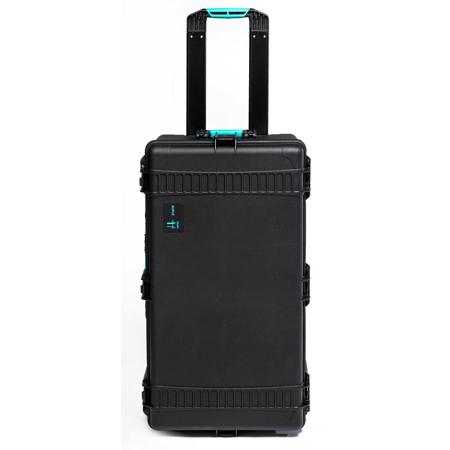 HPRC 2745WSSK Wheeled Resin Hard Case with Second Skin, Black with Blue Handle
