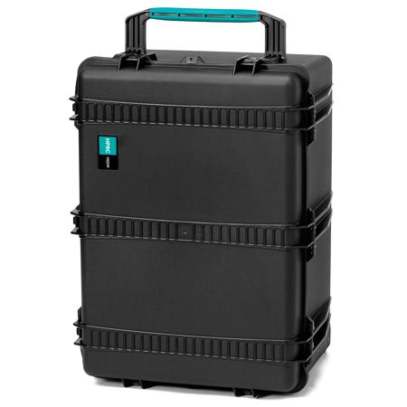 HPRC 2800WE Wheeled Resin Hard Case without Foam, Black with Blue Handle