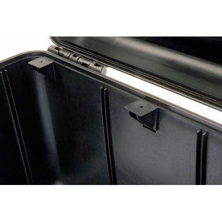 HPRC 4050E Resin Hard Case without Foam, Black with Blue Handle