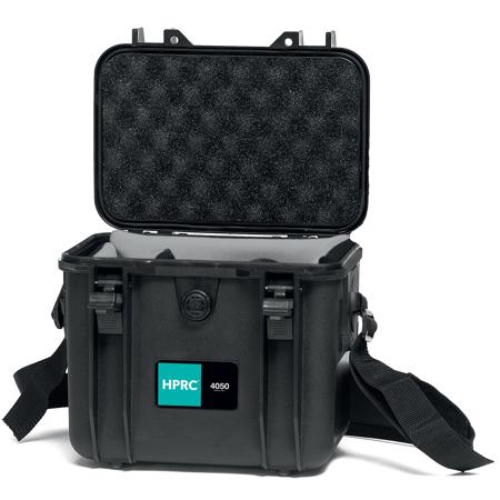 HPRC 4050SFD Resin Hard Case with Divider Kit, Black with Blue Handle