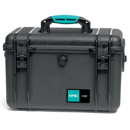 HPRC 4100SFD Resin Hard Case with Divider Kit, Black with Blue Handle