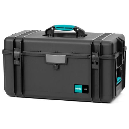 HPRC 4300E Resin Hard Case without Foam, Black with Blue Handle
