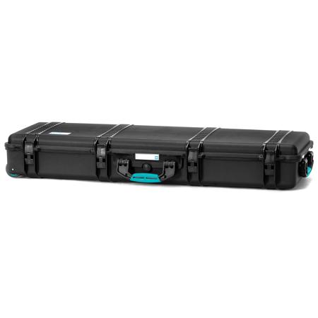 HPRC 5400WCUB Wheeled Rolling Resin Hard Case with Cubed Foam, Black